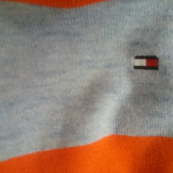 Tommy Hilfiger Stripe V Neck Sweater - Picture 5 of 7